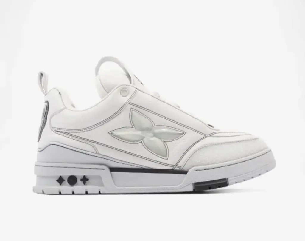 LOUIS VUITTON SKATE SNEAKER BEIGE WHITE