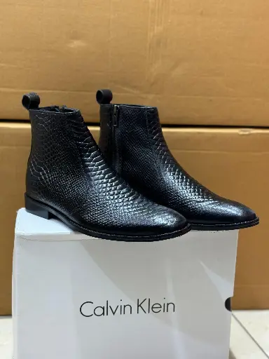 Calvin Klein SNAKE LEATHER CHELSEA