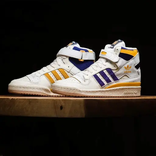 ADIDAS FORUM 84 MID PURPLE STRIPES